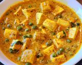A picture of step 3 of Amritsari Ajwaini Matar Paneer.