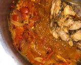 A picture of step 2 of Karelay chicken.