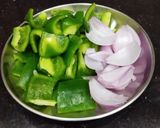 A picture of step 1 of Special Kadhai Paneer - A side dish for chapati.