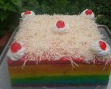 Foto langkah ke 7 dari resep Rainbow Cake Kukus.