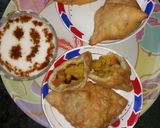 A picture of step 4 of Samosa.