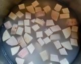 Gambar langkah 2 resipi Bubur Keladi Kak Limah.