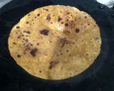 A picture of step 4 of Pavbhaji paratha.