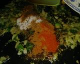 A picture of step 4 of Chicken potato pin wheel.