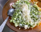 Une image de l'étape 10 de Salade de riz aux deux tomates, concombre et coriandre.