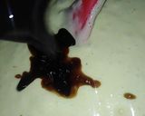 A picture of step 6 of Coffee sponge cake (heart shape, part 1).