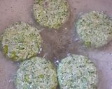A picture of step 4 of Healthy broccoli paneer coins.
