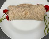 A picture of step 3 of Egg & Rice Leftover Wrap.