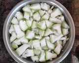 A picture of step 1 of Bottle gourd,peanut bhaji.