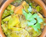 A picture of step 7 of Saim ki sabzi.