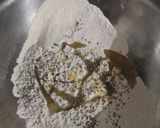 A picture of step 1 of Barley flour masala bhakri.