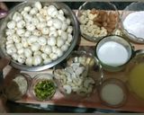 A picture of step 1 of Makhana cookies.