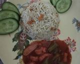 A picture of step 3 of Chicken Manchurian.