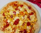 Foto langkah ke 5 dari resep Egg Pizza homemade.