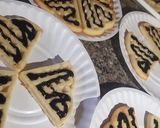 A picture of step 2 of Waffles with topping.