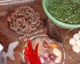Foto langkah ke 1 dari resep Gulai kacang panjang rame rame nikmat...