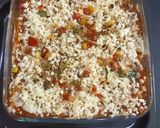 A picture of step 8 of Veg lasagna.