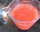 A picture of step 4 of Strawberry sorbet.