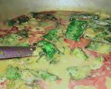A picture of step 5 of Gram flour Colocasia leave curry.