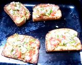 A picture of step 2 of Ricotta cheese bruschetta.