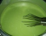 Foto langkah ke 3 dari resep Puding Lumut Pandan Lapis Cokelat.