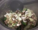 A picture of step 2 of Cream of Tomato soup with Meatballs.