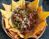 A picture of step 4 of Maxican Salsa With Nachos.