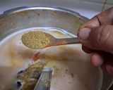 A picture of step 3 of Khatti Mitthi Tuver Dal.