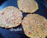 A picture of step 7 of Koki (Sindhi Special Breakfast).