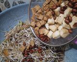 Foto langkah ke 2 dari resep Tumis Toge Tahu Tempe Kacang.