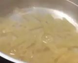 A picture of step 1 of Penne pasta with cheese.
