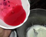 A picture of step 2 of Rose lassi #Ramadanki tayari #Summer drink contest.