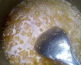 A picture of step 3 of Tuwo Rice, ugu and egusi soup.