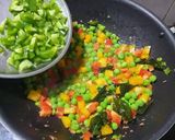 A picture of step 4 of Split Jowar Vegetable. Khichdi.