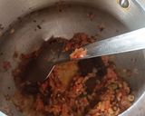 A picture of step 4 of Mutton Pulao.