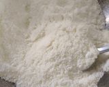 A picture of step 2 of Rasmalai coconut Modak.