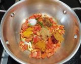 A picture of step 3 of Channa masala curry.