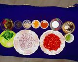 A picture of step 1 of Tomato Thokku.
