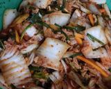 Hình bước làm 3 của món Kim chi cải thảo
