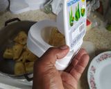 Foto del paso 2 de la receta: Patacon de topocho rellenos de revoltillo de huevo con chorizo