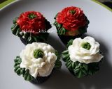 Foto langkah ke 6 dari resep Cup Cake Kelapa Merdeka #DirgahayuIndonesia.