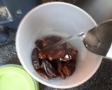 A picture of step 1 of Cacao energy balls.