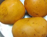 A picture of step 1 of Mango Milkshake.
