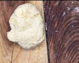 A picture of step 3 of Nutella roll.