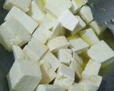 A picture of step 1 of Ghee roasted cabbage paneer.