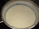 Salsa blanca casera (ración para acompañar una comida)