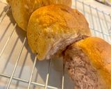 Foto langkah ke 7 dari resep Roti Sobek Ubi Ungu.