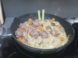 Bami goreng "para quedar bien"