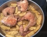 A picture of step 8 of Lemon Roasted Chicken with Potatoes (Simple) by Antonis.