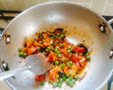 A picture of step 3 of Tomato peas masala pulao 🍅😋.